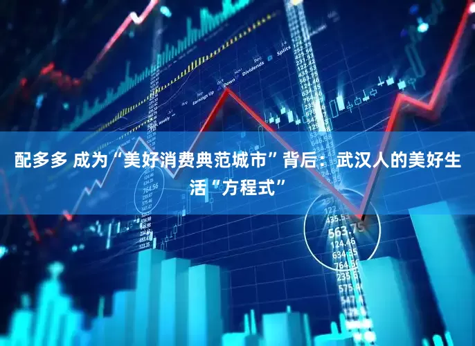 配多多 成为“美好消费典范城市”背后：武汉人的美好生活“方程式”